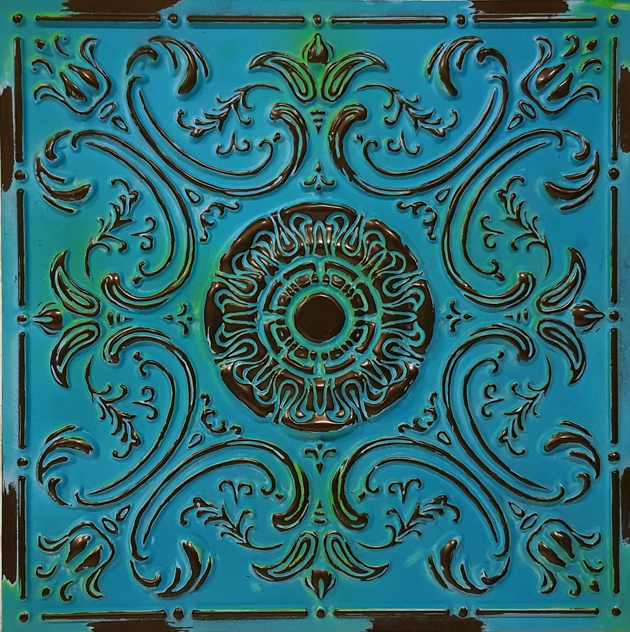 Ceiling Tile Venice Faux Tin 24 in. x 24 in. CTFF-032