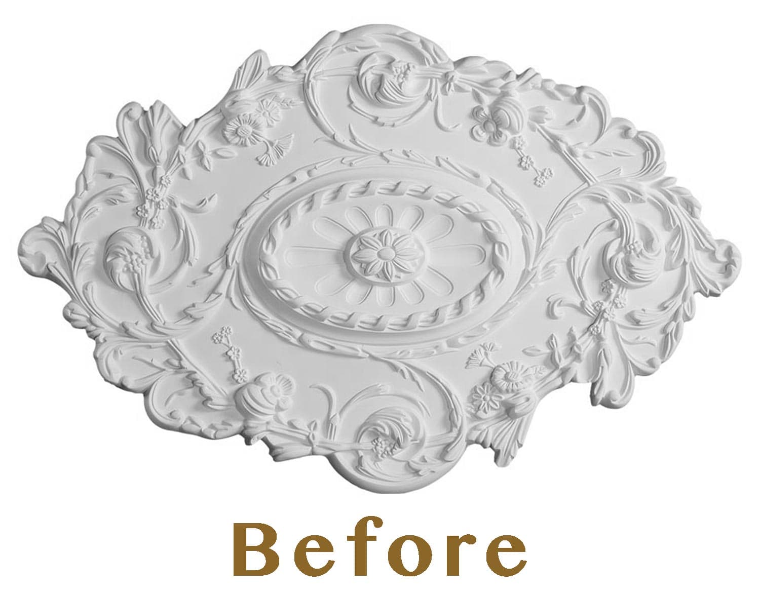 Ceiling Medallion Pharaoh's Diamond 20 in. x 30-1/2 in. CCMF-094-4 - Image 6